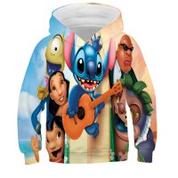 Моден детски преходен суичър Lilo & Stitch (момичета), 17цвята - 024, снимка 4 - Детски Блузи и туники - 38811008