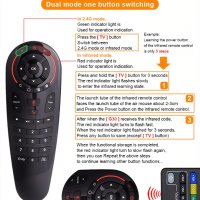G30 Air Mouse безжична мишка с 33 бутона за Smart Tv или Tv Box , снимка 7 - Дистанционни - 28480018