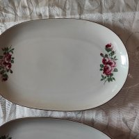  Две големи порцеланови чинии за ордьоври , снимка 3 - Сервизи - 43557261