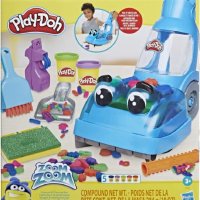 Play Doh PlayDoh Zoom Zoom детска прахосмукачка с мек пластелин Hasbro Оригинален, снимка 7 - Пластелини, моделини и пясъци - 43262874