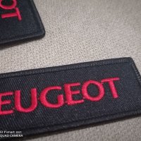 Текстилен ключодържател с бродиран червен надпис и емблема на Пежо Peugeot кола автомобил джип ван б, снимка 4 - Аксесоари и консумативи - 34592522