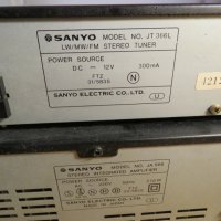 Рядък Оригинален японски HIFI усилвател с тунер  SANYO  + тонколони ITT  за ценители и колекционери, снимка 8 - Аудиосистеми - 28354163
