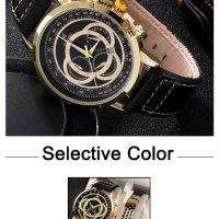 Hodinky Relogio Masculino, Луксозен мъжки кварцов часовник в комплект с гривна , снимка 3 - Мъжки - 40564586