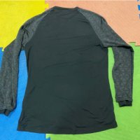 ''Nike Pro Mens Long Sleeve Training Top Black''оригинална мъжка блуза Л размер, снимка 5 - Спортни дрехи, екипи - 39128416