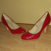 Обувки на ток- Buffalo (червени, 39 размер), снимка 2 - Дамски обувки на ток - 37101432