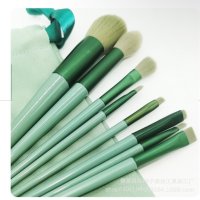 Комплекти с четки за гримиране зелени, снимка 4 - Козметика за лице - 42975245