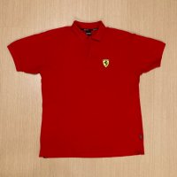 Страхотна оригинална тениска Ferrari, XXL, червен цвят , снимка 1 - Фен артикули - 43317845