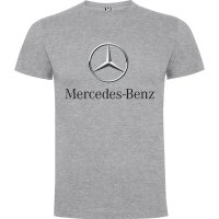 Нова мъжка тениска Мерцедес (Mercedes - Benz) в сив цвят, снимка 1 - Тениски - 44047731