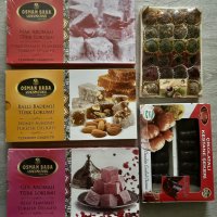 Различни видове турски локум и кестени с шоколад, снимка 1 - Други - 44068972