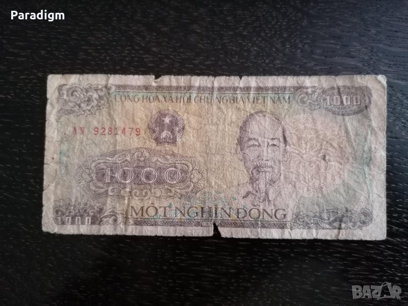 Банкнота - Виетнам - 1000 донги | 1988г., снимка 1