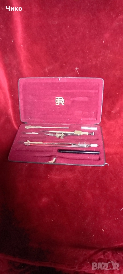 Стар комплект пергели, снимка 1