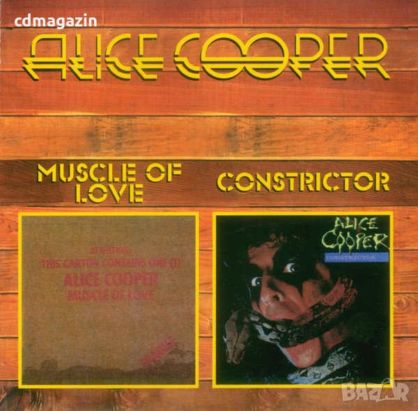 Компакт дискове CD Alice Cooper – Muscle Of Love / Constrictorr, снимка 1