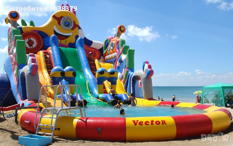 Надуваеми водни пързалки и басейни/ Inflatable water slides and pools, снимка 1