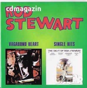 Компакт дискове CD Rod Stewart ‎– Vagabond Heart / Single Hits, снимка 1