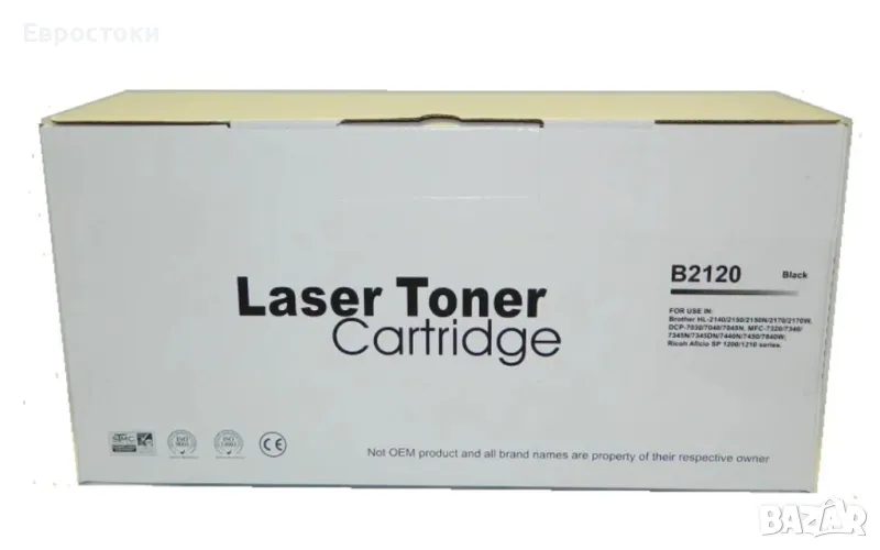 Тонер B2120 съвместима тонер касета Brother TN-2120 Black, снимка 1