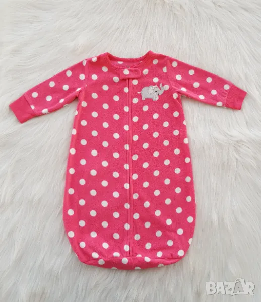 Детски спален чувал Carter's с ръкави 0-9 месеца пролет/есен, снимка 1