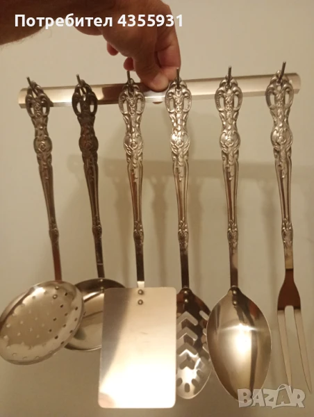 Неупотребяван Стар немски Набор стари прибори старинни немски прибори хранене , снимка 1