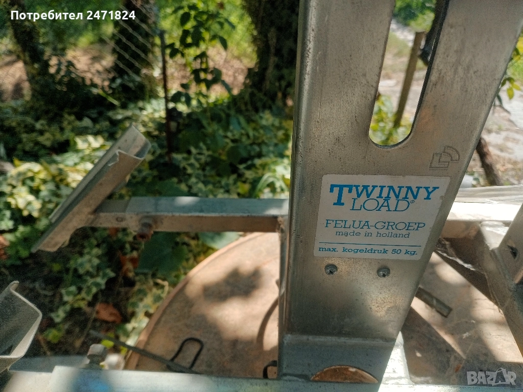 Багажник за велосипеди за теглич, снимка 1