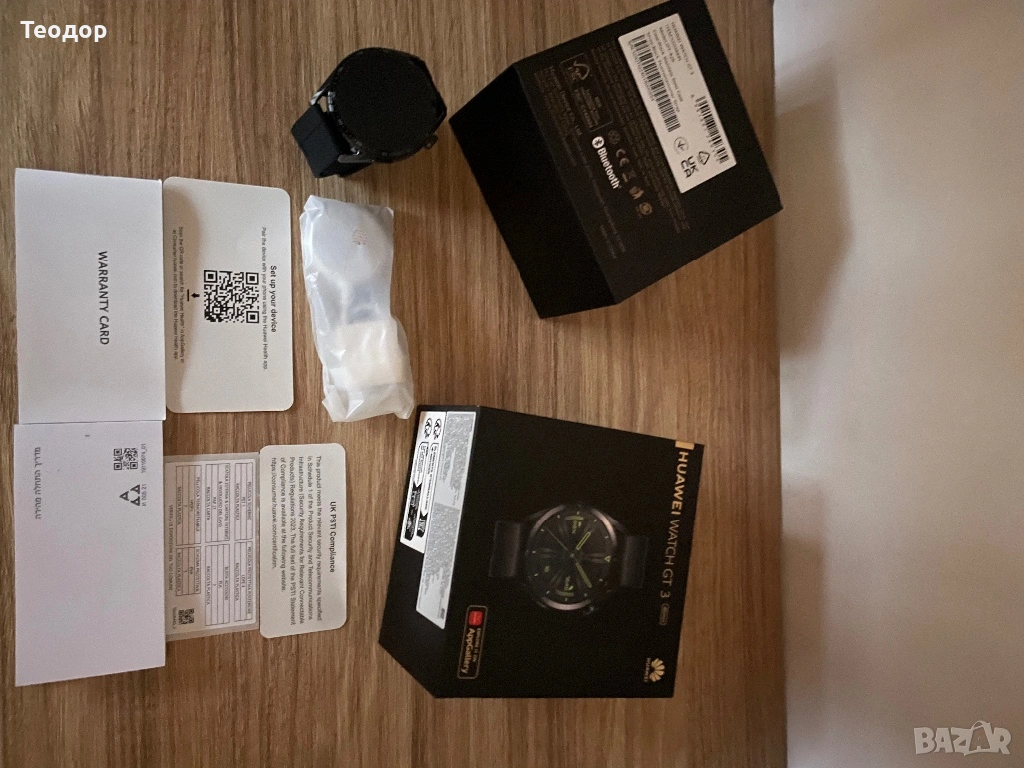 Смарт часовник Huawei Watch GT3, JPT-B29, 46 mm, Fluoroelastomer Strap, снимка 1