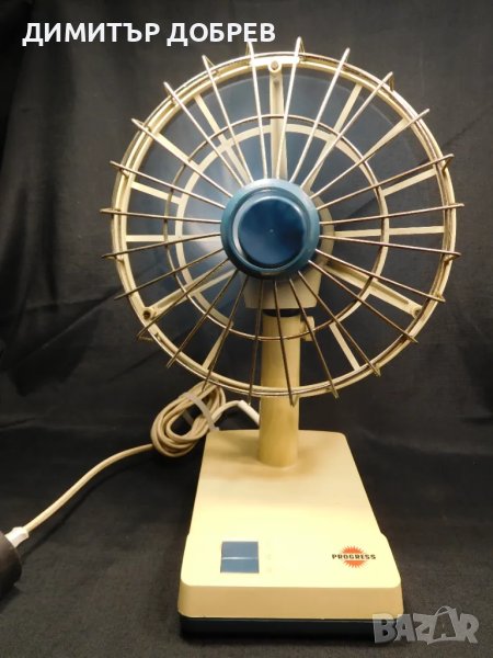СТАР РЕТРО ОСЦИЛАТОРЕН НАСТОЛЕН/СТЕНЕН ВЕНТИЛАТОР PROGRESS GERMANY, снимка 1