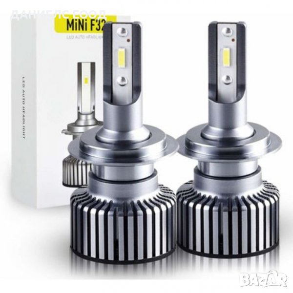 LED крушки за фарове R9 F32 mini H7 /50W-6000K-CANBUS, снимка 1
