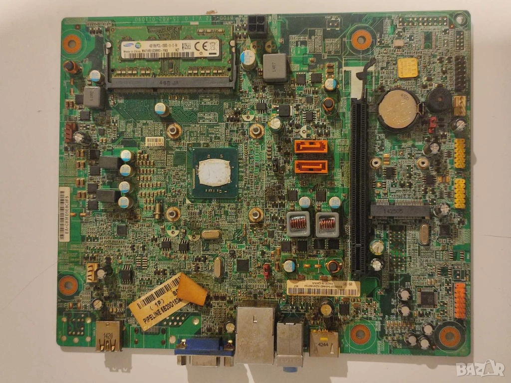 Части платка с процесор и памет 4Гб от стар компютър., снимка 1