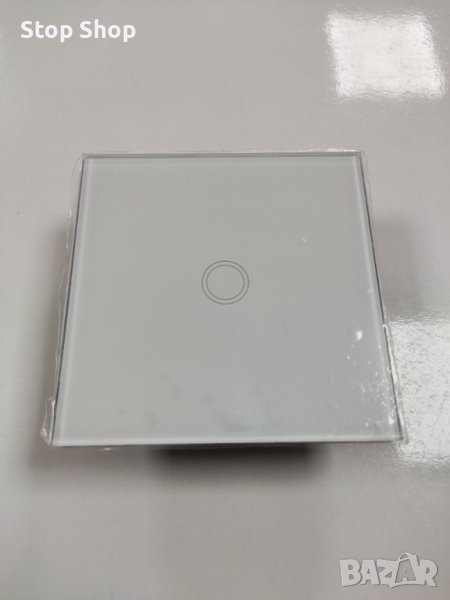Touch Switch превключвател стъкло бял цвят , снимка 1