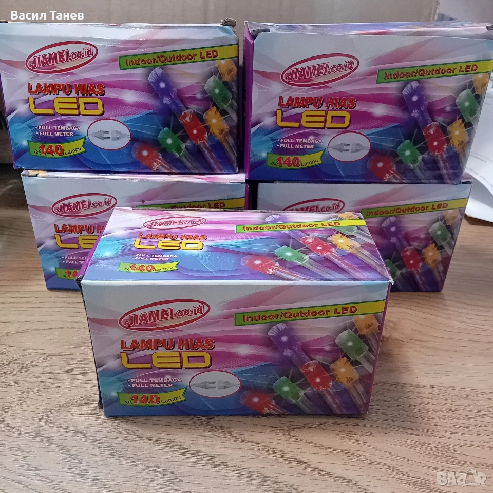 лед лампички за елха 140 бр 10 лв, снимка 1