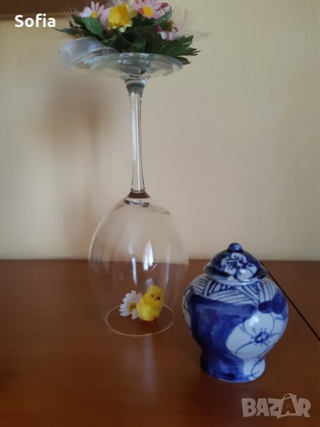 Колекция-Китайско съдче малко/Чаша вино-свещ или декор/, снимка 1