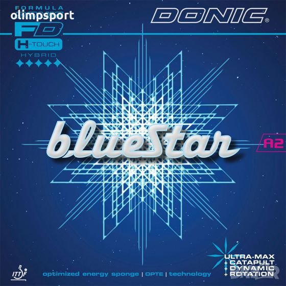 гума за тенис на маса Donic  Bluestar A2 нова  черна и червена мах  , снимка 1