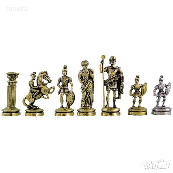 Фигури ''Римляни'', За шах, Метални, снимка 1