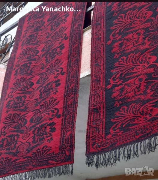 Вълнени пътеки с флорални мотиви, снимка 1