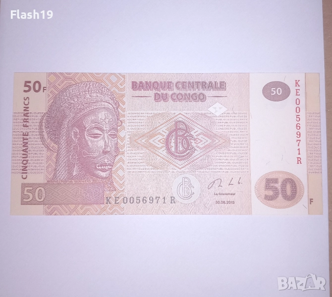 Конго 50 франка 2013 UNC, снимка 1