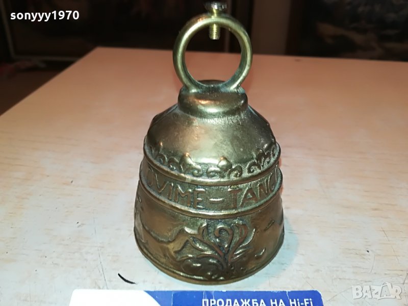 камбана-10х7см мед/месинг внос германия 2107211223, снимка 1