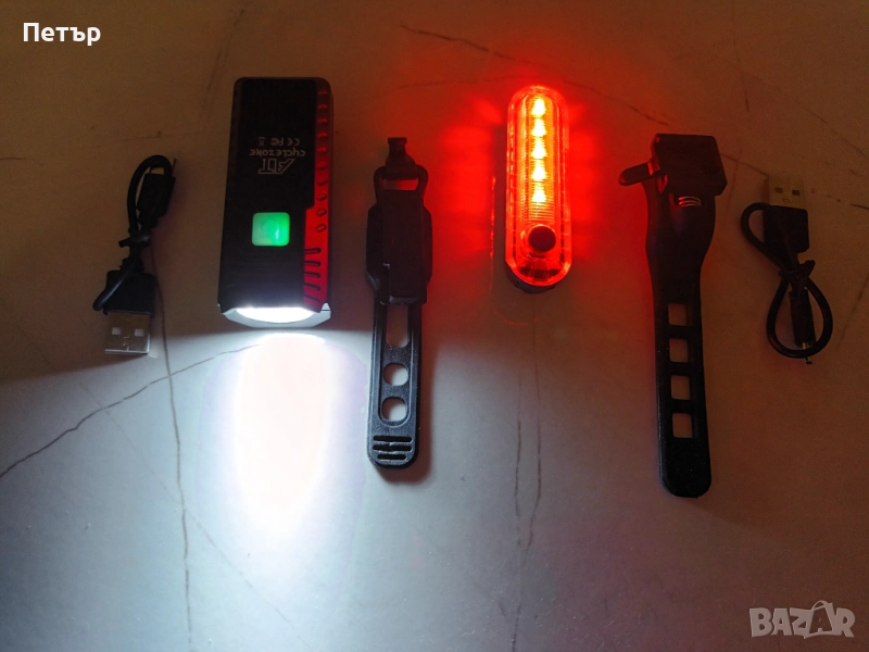 LED фар и стоп за велосипед, колело, Лед, снимка 1