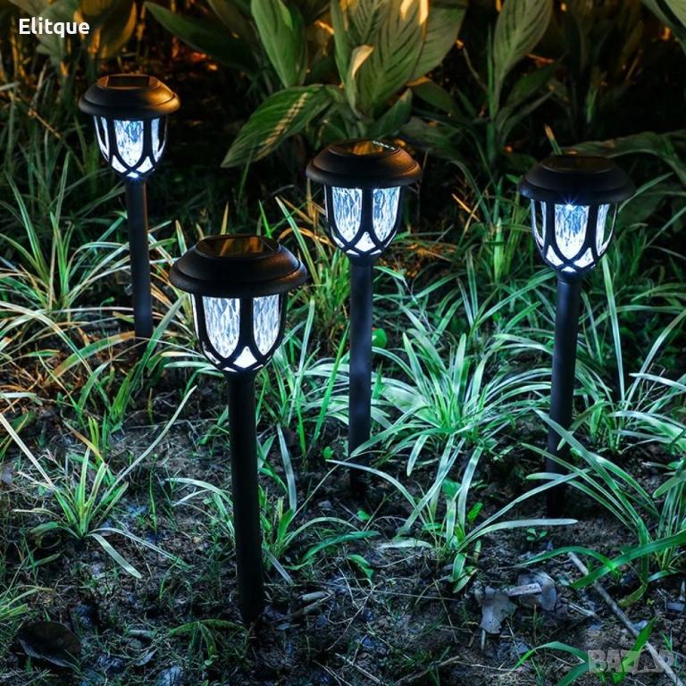 Соларна лампа за градина "уникален дизайн и визия" модел 2024 - 1 бр, снимка 1