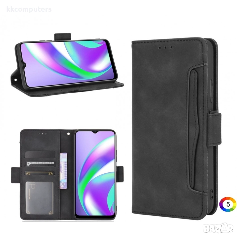 OPPO A15/A15S Wallet Калъф и Протектор, снимка 1