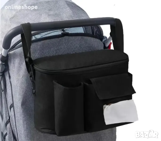 Органайзер чанта за детска / бебешка количка - голям капацитет, снимка 1