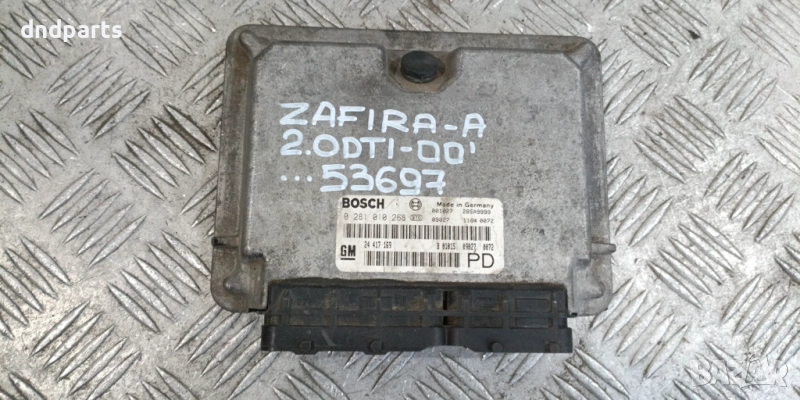 Компютър Opel Zafira A 2.0DTi 2000г. 0281010268 24417169	, снимка 1