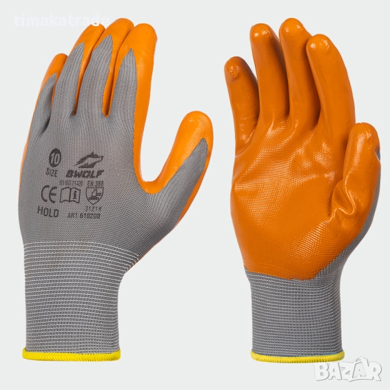Нитрилни ръкавици Сив цвят, размери 8(М),9(L),10(XL),11(XXL), снимка 1