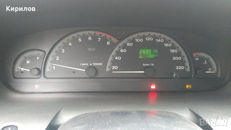 Километраж за Фиат Брава- Fiat Brava  1,8 Бензин, снимка 1