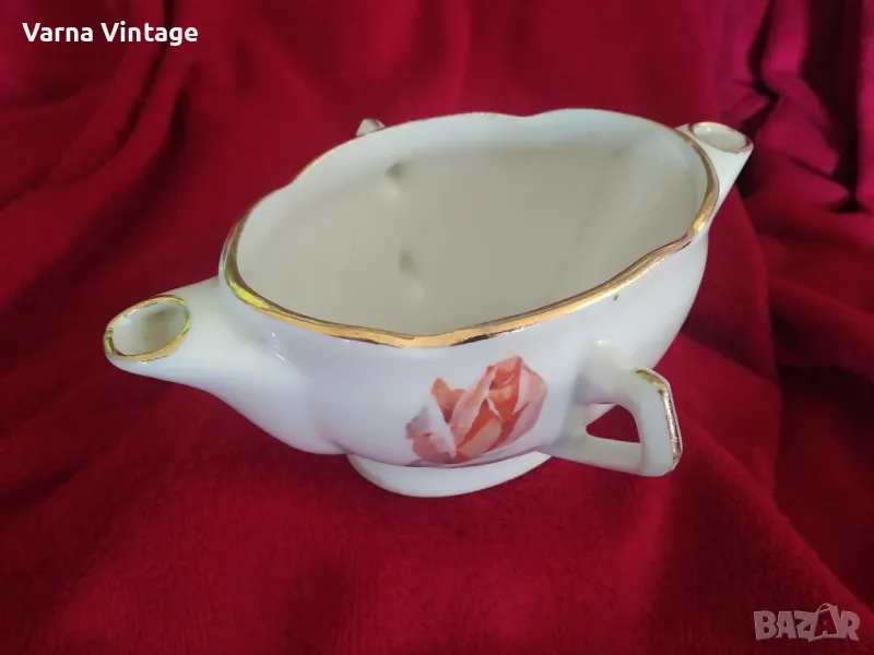  Стар порцеланов сепаратор сосник. 30-40 години. PL Франция. марк., снимка 1