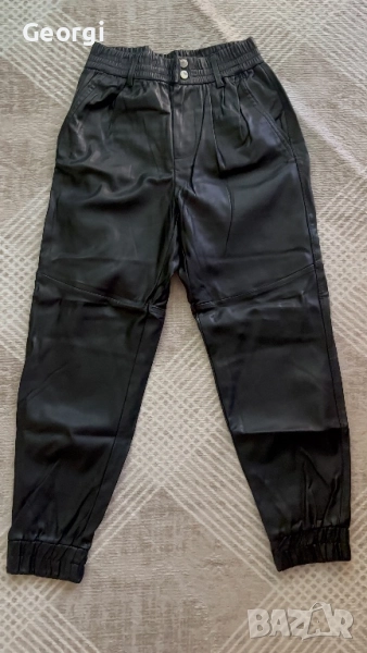 Кожен панталон Bershka, снимка 1