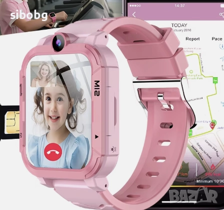 📱 Детски смарт часовник с 4G, GPS и камера – само 35 лв! , снимка 1