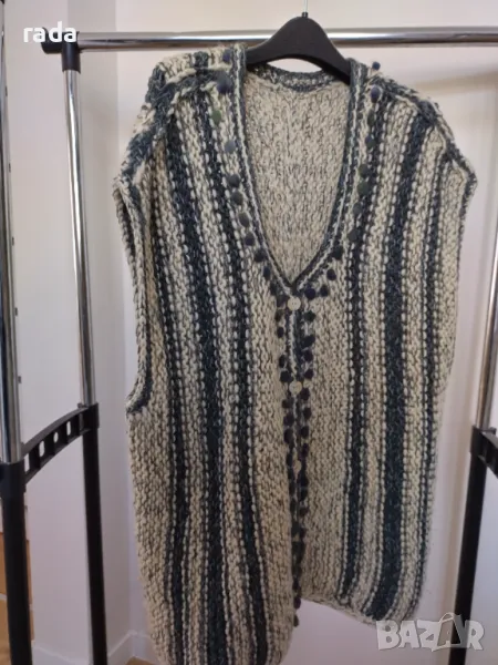 Плетен вълнен елек , снимка 1