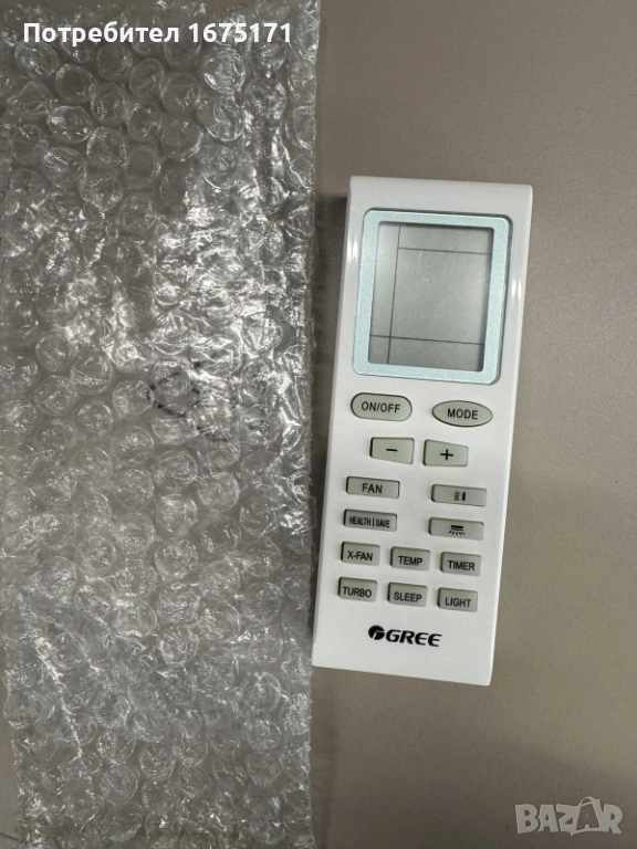 Дистанционно Gree yb1f2, снимка 1