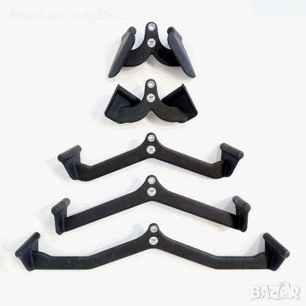 Комплект Фитнес Ръкохватки за скрипец от 5 части , снимка 1