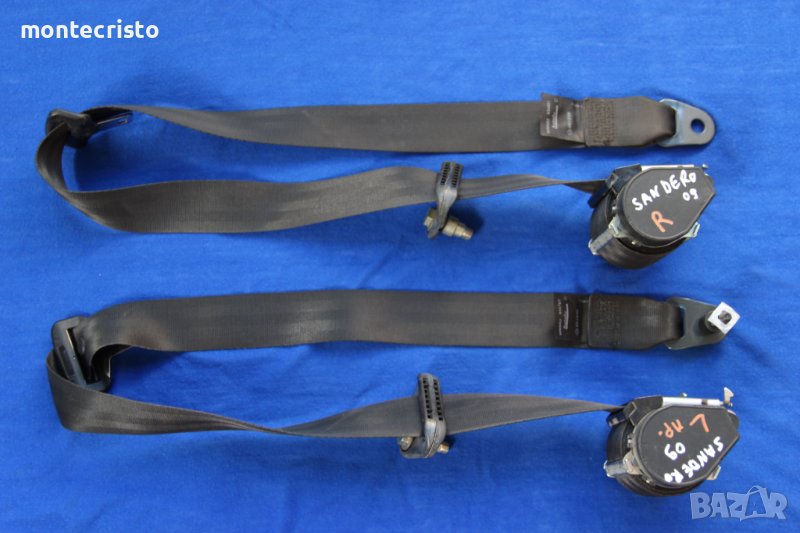 Предни колани Dacia Sandero I (2008-2л012г.) преден колан Дачия Сандеро ляв десен, снимка 1