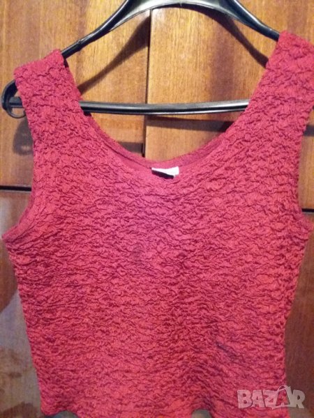 Дамски къс потник от намачкан плат, снимка 1