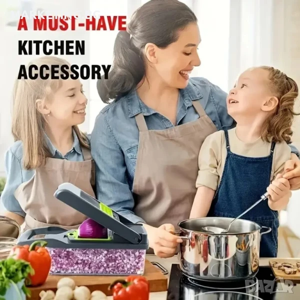 Многофункционално ренде 16 в 1 с контейнер, снимка 1